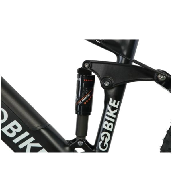 Go Bike ROBUSTO Electric Mountain Bike zoomed in
