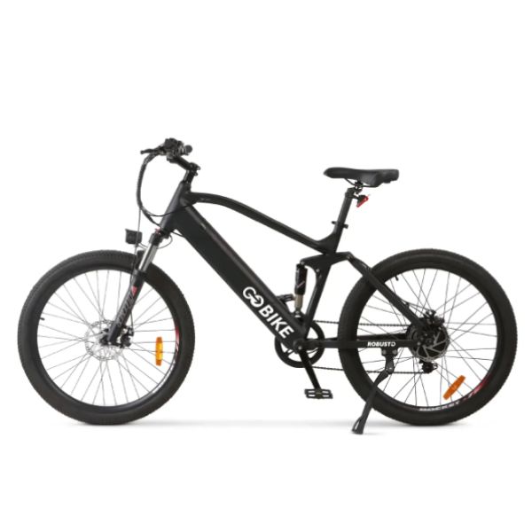 Go Bike ROBUSTO Electric Mountain Bike Black Left View