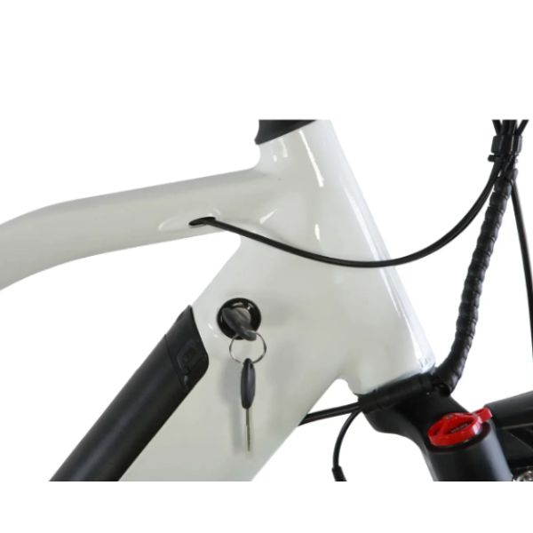 Go Bike ROBUSTO Electric Mountain Bike ignition keyhole