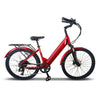 Red panther pro e-bike facing right
