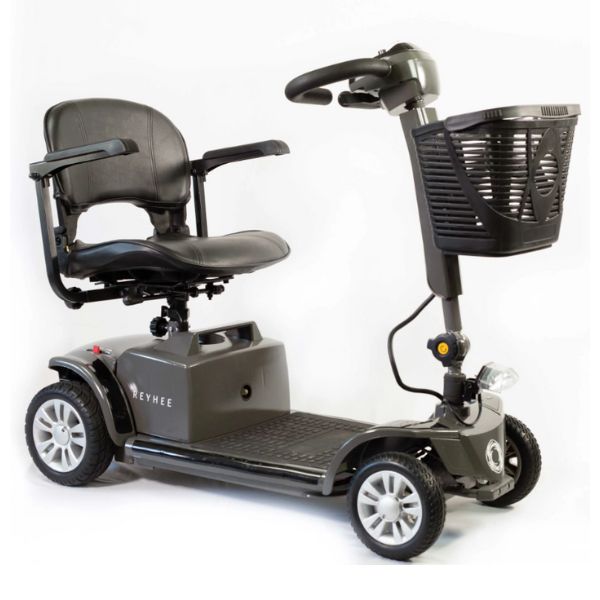 Reyhee Black Cruiser Electric Mobility Scooter Right Side View