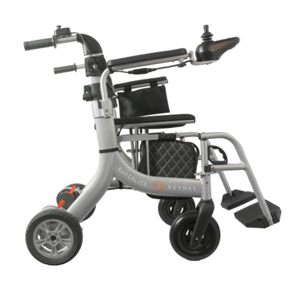 Reyhee Superlite Electric Foldable Wheelchair Right Side View
