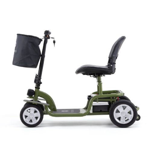 Reyhee EXO 4-Wheel Mobility Scooter Green Left Side View