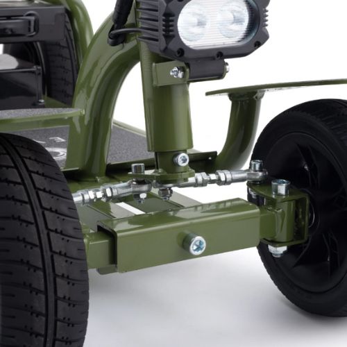 Reyhee EXO 4-Wheel Mobility Scooter Green Front View