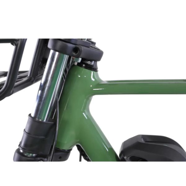 Go Bike SOLDADO Lightweight Electric Bike Olive Zoomed in