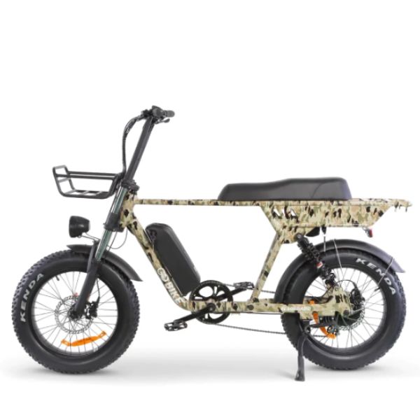 Go Bike SOLDADO Lightweight Electric Bike Camo Left Side View
