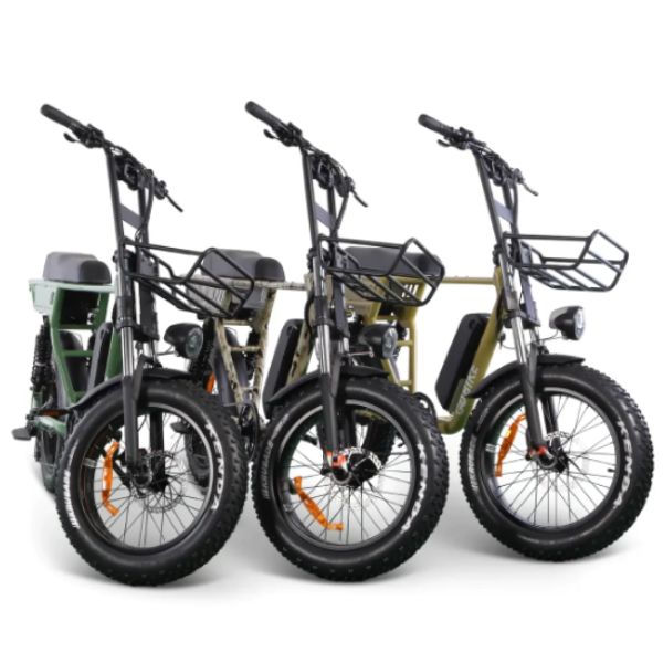 Go Bike SOLDADO Lightweight Electric Bike 3 Different colors front view