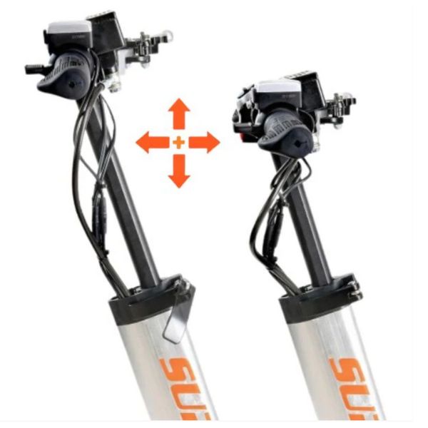 Shock absorbers with &#39;Sun&#39; branding on a white background