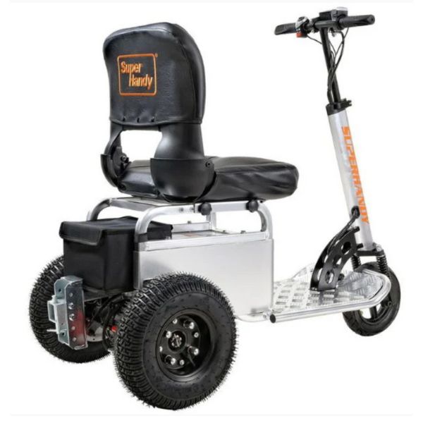 SuperHandy Electric Tugger Tow Tractor Car And Riding Scooter
Right Rear View