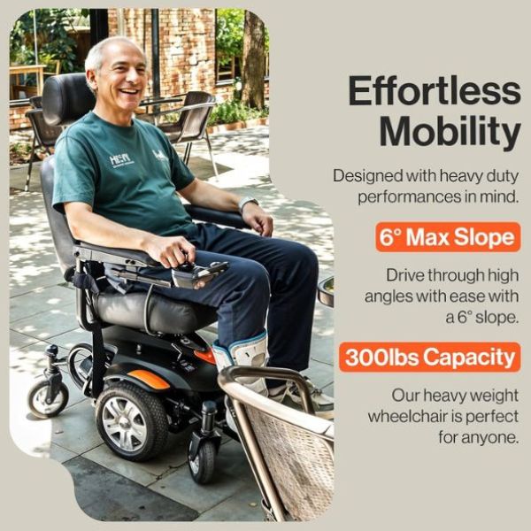 SuperHandy GoRide CRX Mid-Wheel Drive Power Wheelchair (GUT171)