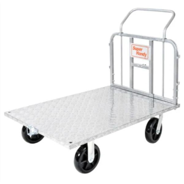 SuperHandy Platform Truck &amp; Heavy-Duty Utility Cart with wheels on a white background