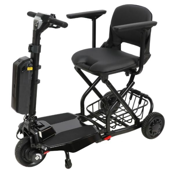 Super Light Flight Folding Travel Scooter in Black
