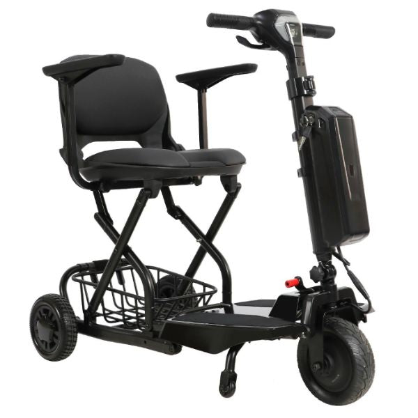 Super Light Flight Folding Travel Scooter in Black