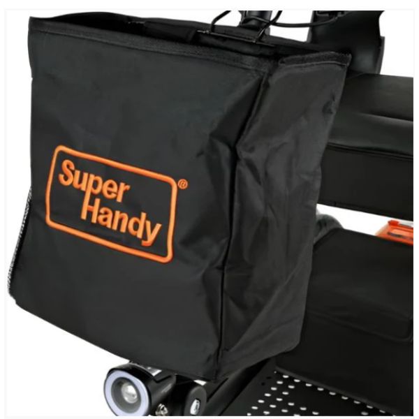 Black bag with 'Super Handy' logo 