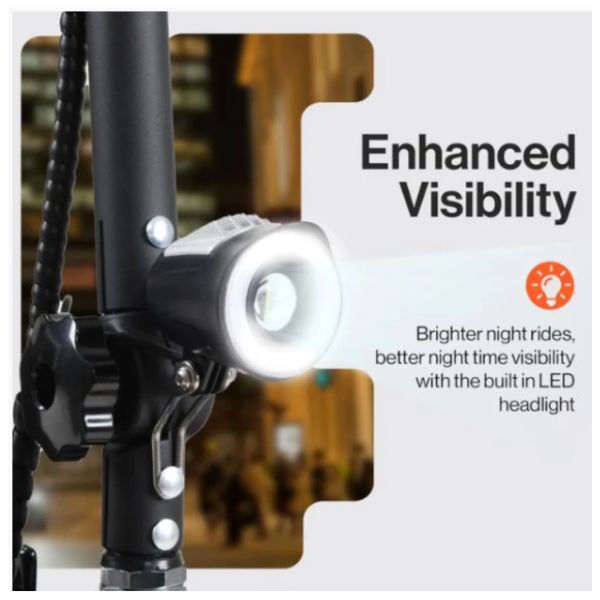 Superhandy Explorer Heavy-Duty Mobility Scooter light with 'Enhanced Visibility' text on packaging