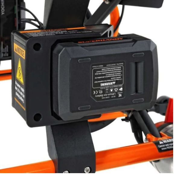 Superhandy GoRide 2 Electric Wheelchair Showing the Battery in Close Up View