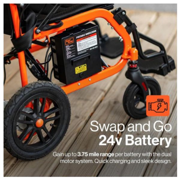 Superhandy GoRide Folding Electric Wheelchair Battery