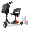 Superhandy Passport Lightweight Folding Mobility Scooter Front Basket