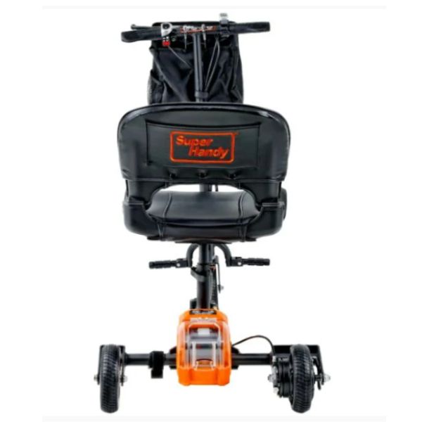 Superhandy Passport Lightweight Folding Mobility Scooter Rear View