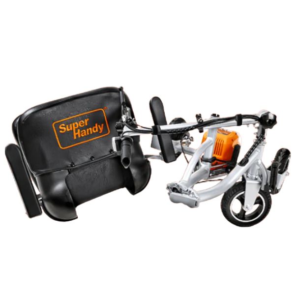 Superhandy Passport Plus Folding Mobility Scooter in Folding Position