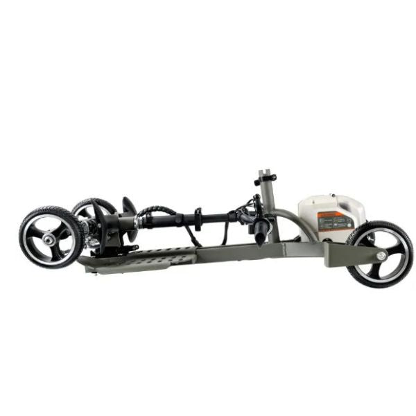 SuperHandy Passport Pro Folding Mobility Scooter on a Folding Position