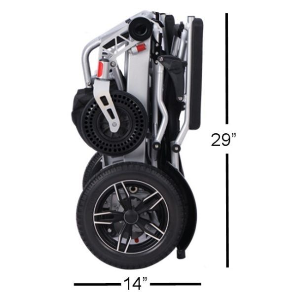Tech 4 Remote Control Folding Power Wheelchair