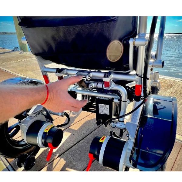 Tech 4 Remote Control Folding Power Wheelchair