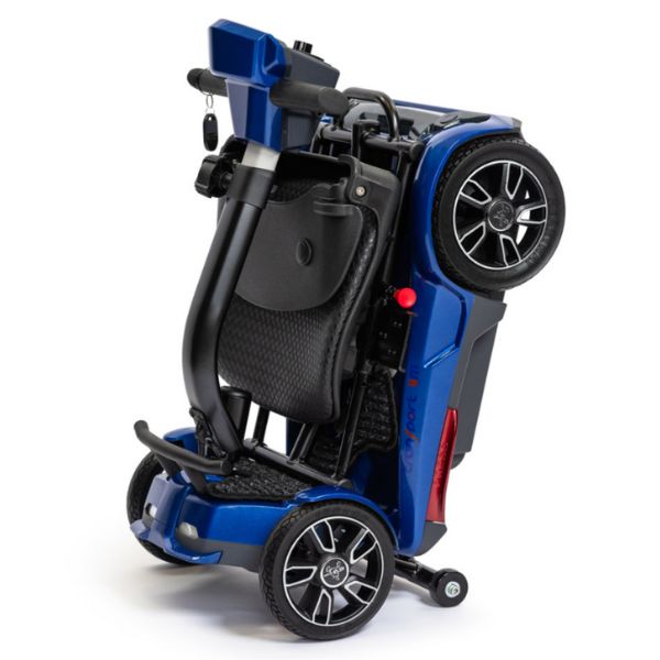 EV Rider Transport 4M Mobility Scooter Blue Folded