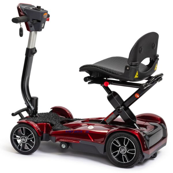 EV Rider Transport 4M Mobility Scooter Red Left Side View