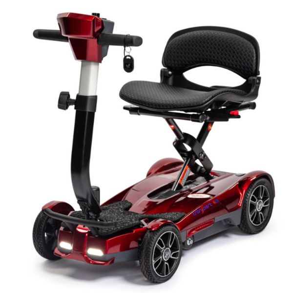 EV Rider Transport 4M Mobility Scooter Red Left Front View