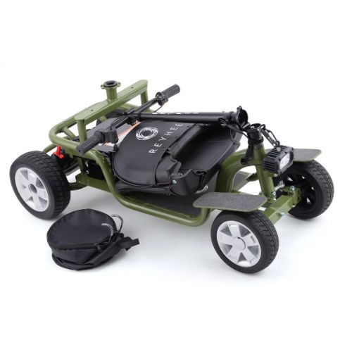 Reyhee EXO 4-Wheel Mobility Scooter Folded 