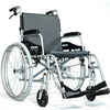 Feather Lightweight Manual Wheelchair Black Pipping Front-Right View