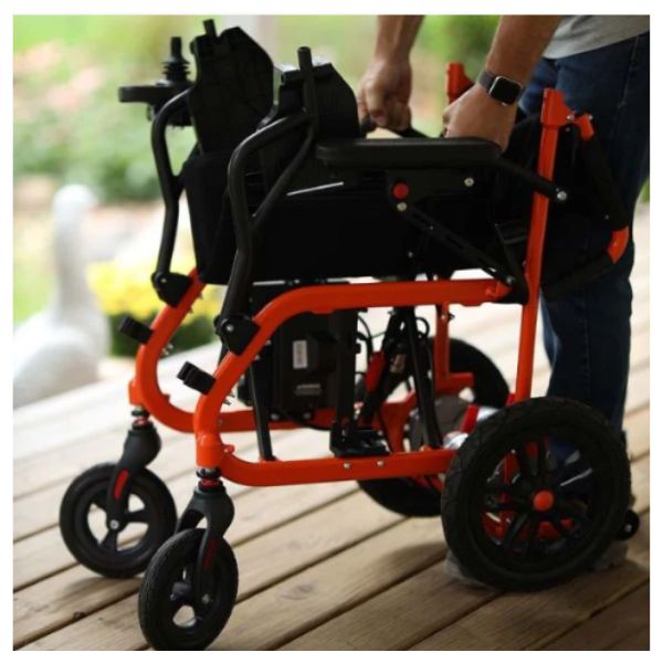 Superhandy GoRide Folding Electric Wheelchair Folded