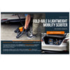 Superhandy Passport Lightweight Folding Mobility Scooter Foldable