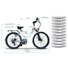 White Panther Pro e-bike showcasing all details