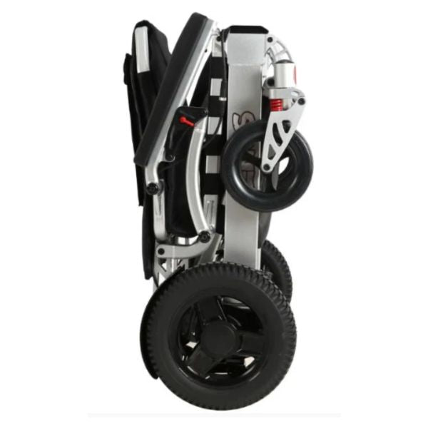 Zeus Heavy Duty Folding Power Chair Folded