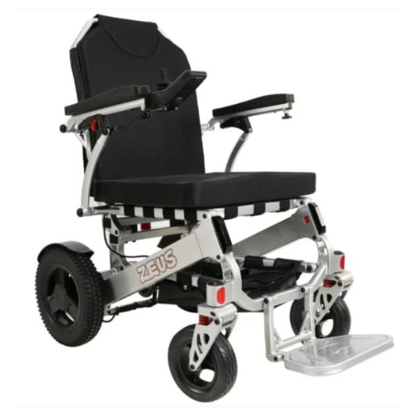 Zeus Heavy Duty Folding Power Chair Pointing Right