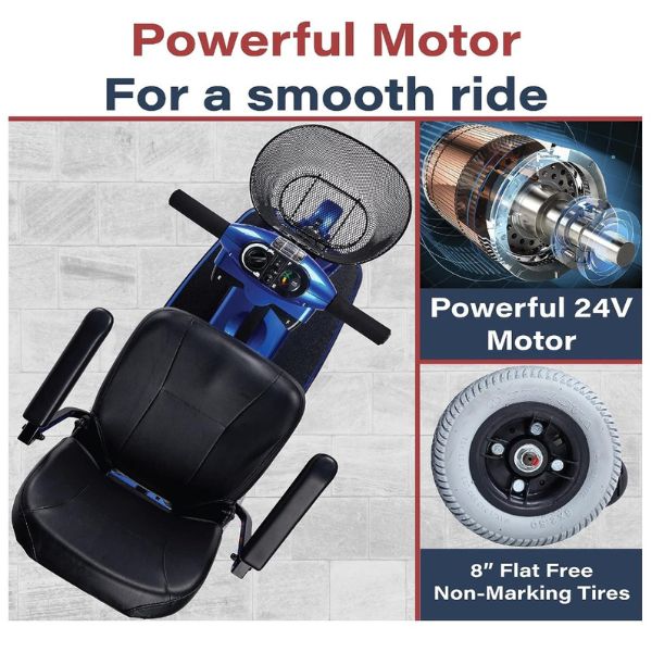 Zip&#39;r 3 Travel Mobility Scooter Powerful Motor