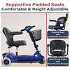 Zip&#39;r 3 Travel Mobility Scooter Seat Features