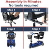 Zip&#39;r Xtra 3-Wheel Travel Mobility ScooterEasy Assembly