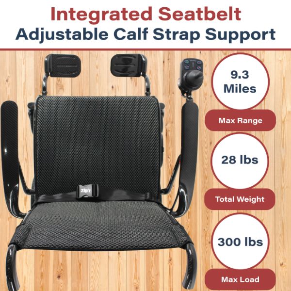 Zip&#39;r Carbon Fiber Power Electric Wheelchair