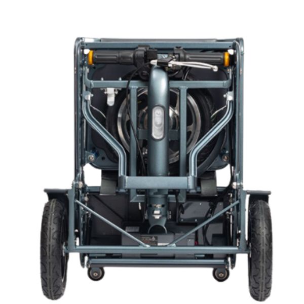 eFOLDi Explorer Ultra Lightweight Mobility Scooter Folded into a Suitcase Bottom View