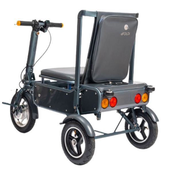 eFOLDi Explorer Ultra Lightweight Mobility Scooter Rear-Left View