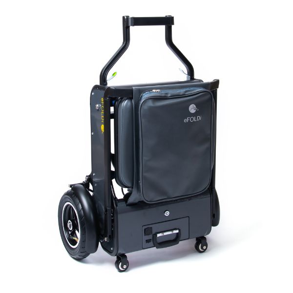 eFOLDi Explorer Ultra Lightweight Mobility Scooter folded view