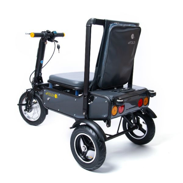eFOLDi Explorer Ultra Lightweight Mobility Scooter left side view