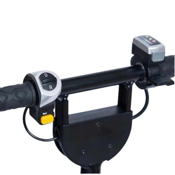 eFoldi Lite Ultra Lightweight Mobility Scooter Tiller Zoomed In