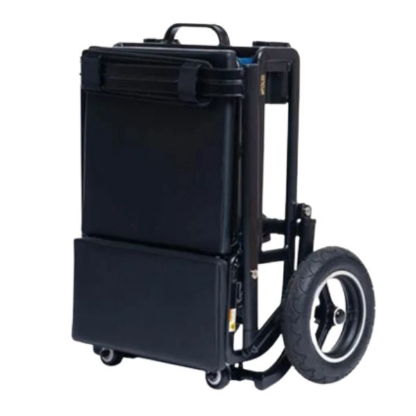 eFoldi Lite Ultra Lightweight Mobility Scooter Folded into a suitcase