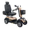 Golden Technologies Tan Eagle 4 Wheel Mobility Scooter Right Front View