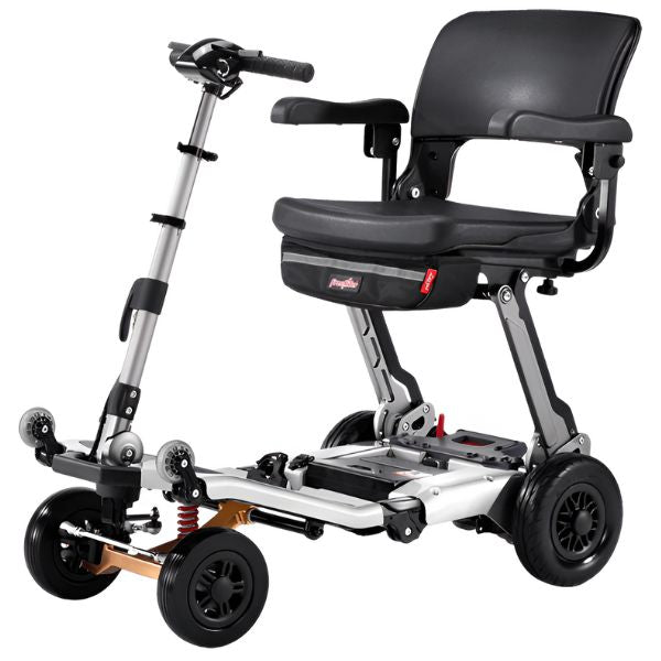 FreeRider USA Luggie Super Plus 4 Scooter Titanium Silver