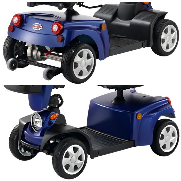 FreeRider USA FR1 City 4 Wheel Bariatric Mobility Scooter Safety Lights